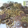 Set 85gr. - COGS and GEARS Steampunk - 40-50 units - sizes 1.5-2.5cm - Beads Mix steampunk buy now online