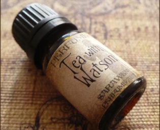 TEA WITH WATSON perfume oil / Inspired by Sherlock Holmes Perfume / Vegan perfume steampunk buy now online
