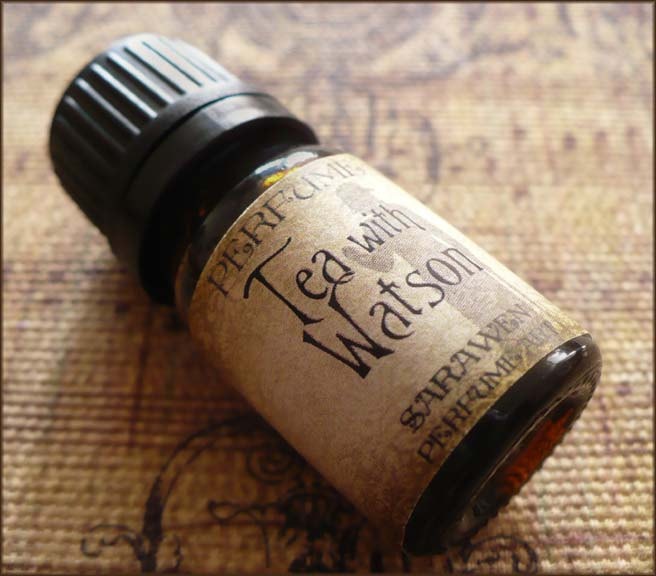 TEA WITH WATSON perfume oil / Inspired by Sherlock Holmes Perfume / Vegan perfume steampunk buy now online