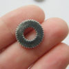 10 Gear charms 15mm antique silver tone G7 steampunk buy now online