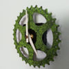 bike gear wall clock, green steampunk buy now online