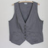 Grey Denim Vest Gray Jean Waistcoat Fitted Metal Buttons Womens Black Steampunk Country Western Boho Sleeveless Denim Jacket Large Size steampunk buy now online