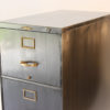 Machine Age, Brushed Steel and Brass, Remington Rand File Cabinet steampunk buy now online