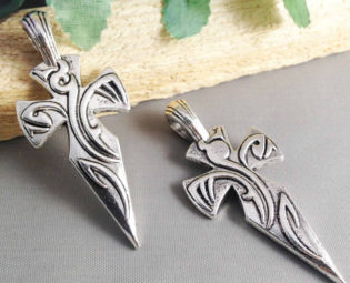 3pcs Antique Silver Large Tribal Arrow Cross Charm Pendants 24x58mm AB201-5 steampunk buy now online