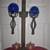Dramatic, Vintage Hand Made, Torch Holder, Oil Lamp, Copper, Metal, Steampunk, Fantasy, 5.5 Pounds, 19 Inches, Sconces, Décor, Plant Stand steampunk buy now online