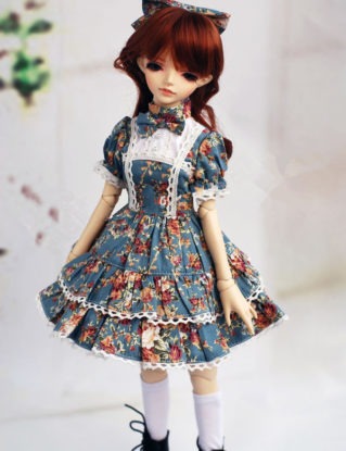 BJD Pattern SD 1/3 flower dress set E-Pattern steampunk buy now online