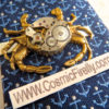 Men's Steampunk Tie Clip Brass Crab Tie Clip Vintage Watch Movement Nautical Tie Bar Gothic Victorian Men's Tie Clip Men's Gifts Tropical steampunk buy now online