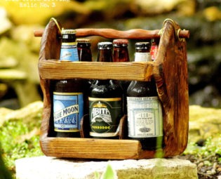 THE RELIC No. 3 - Beer Carton - Six Pack Carrier - Original Creation - Cold Creek Brewing steampunk buy now online