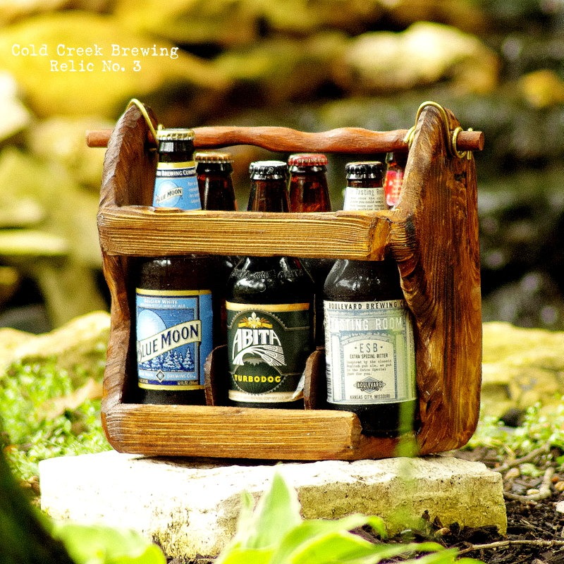 THE RELIC No. 3 - Beer Carton - Six Pack Carrier - Original Creation - Cold Creek Brewing steampunk buy now online