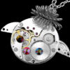 Steampunk Lamb Necklace, Steampunk Sheep Necklace, Silver Sheep Necklace, Clockwork Lamb Necklace, Geekery, Vintage Watch, Silver Jewelry steampunk buy now online