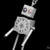 Recycled Robot Necklace, Found Object Art, Steampunk Robot Necklace, Geekery, Science Fiction, Assemblage Robot, Mixed Media Robot Necklace steampunk buy now online