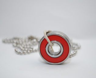 Bearing Necklace - Real Steel Skate Bearing! steampunk buy now online