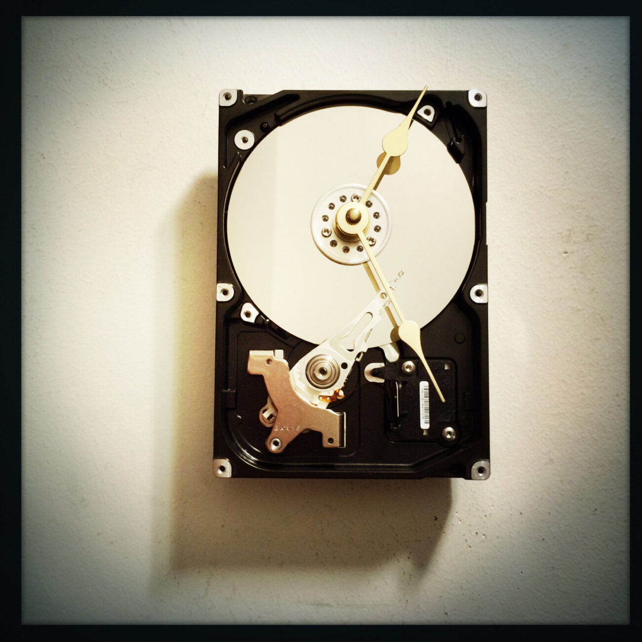 Hard Drive Wall Clock Steampunk Computer Clock Nerd Clock Unique Clock Recycled Computer Parts Wall Clock steampunk buy now online
