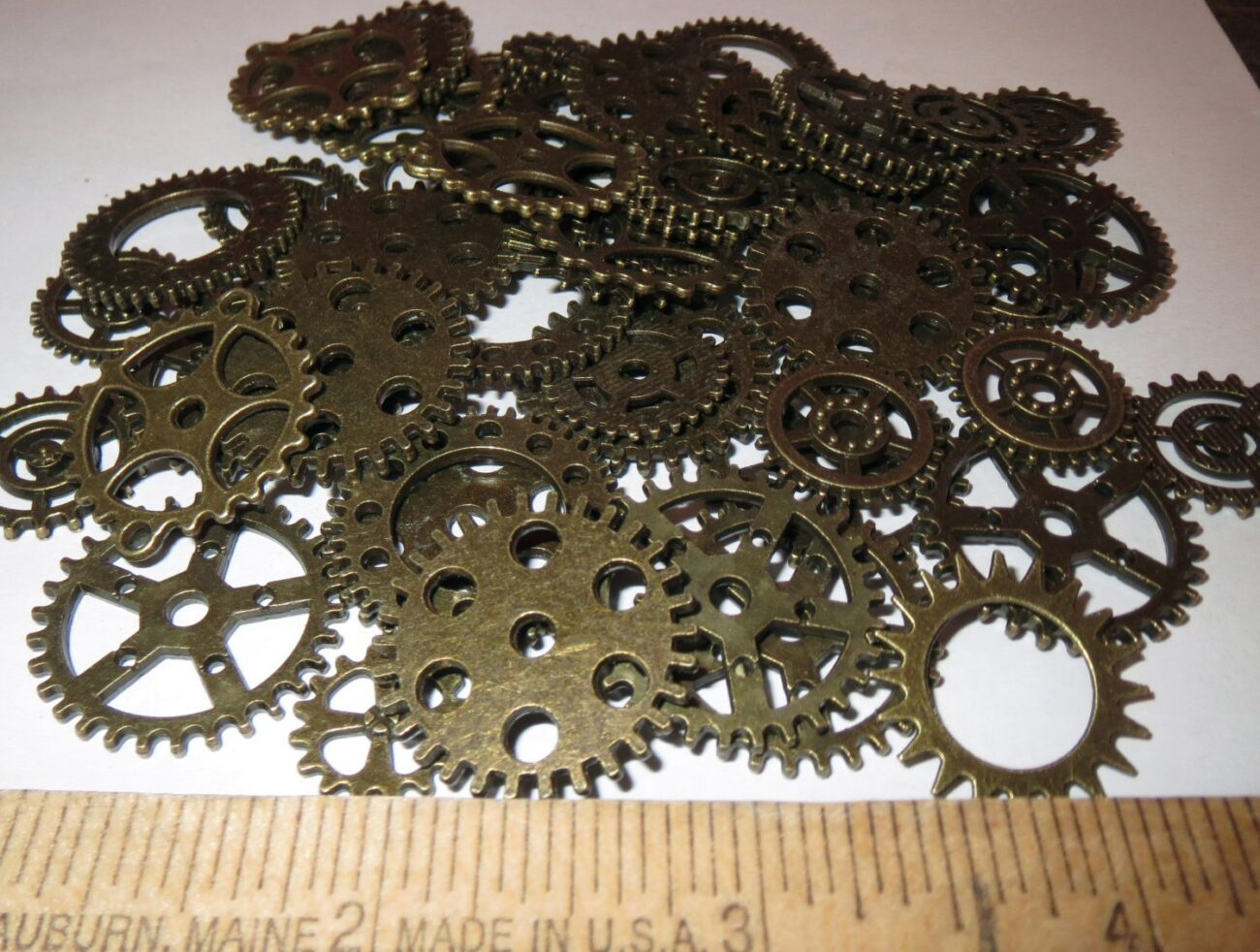 40g GEARS ONLY 1/2-1 Inch Medium to Large NeW CLoCK Watch Style STEAMPUNK Wheels Cogs Parts Pieces steampunk buy now online