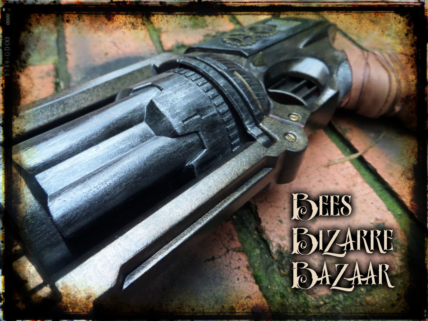 Steampunk Nerf Gun Pistol Maverick - Cosplay - Zombie Apocalypse steampunk buy now online