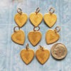 Brass Heart Charm Pendant Finding Lot Antique Jewelry Hardware Floral Embellishment from Foundlings steampunk buy now online