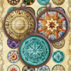 Victorian Steampunk Natural History - Ernst Haeckel - Victorian Nature - 1.5" Circles - Digital Collage Sheet, Printables, Instant Download steampunk buy now online