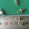 100 Pcs Antique Silver Star Bracelets Accessories Link Connector Pendants Crafting Beads 7x15mm A208 steampunk buy now online