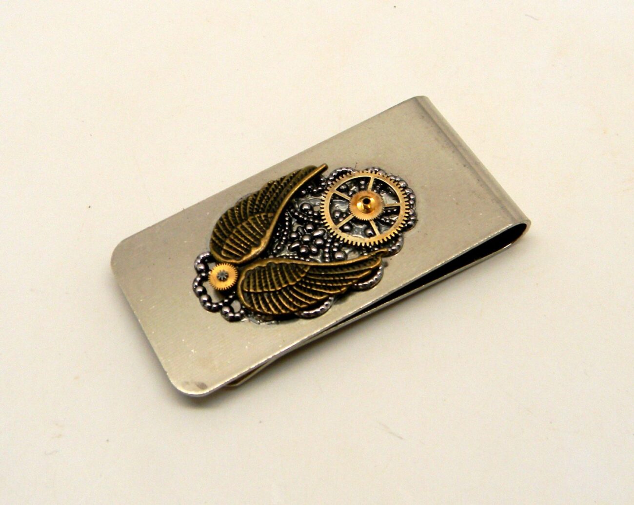 Steampunk jewelry money clip. steampunk buy now online