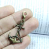 Anchor charms - Antique brass Thick Anchor Charm Pendant 33*19mm steampunk buy now online