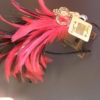 Alice In Wonderland, Queen Of Hearts, RED, Black Feather Headband, Crown, Hair Accesories, Fascinator, Cocktail Tea Party, Hat, Headpiece steampunk buy now online