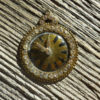 SALE // VintageFrench Enamel Brass Paste Rhinestone Watch Face Pendant steampunk buy now online