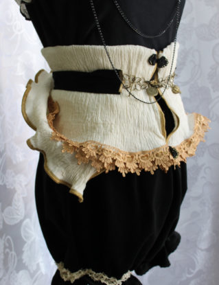 Victorian steampunk circus burlesque pantaloons (with owl buckle underbust corset) Custom Size steampunk buy now online