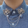 Silver Octopus Collar Clip Collar Chain steampunk buy now online