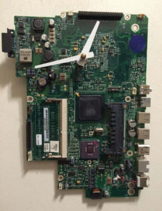 Apple Laptop Motherboard Wall Clock Steampunk Computer Clock Nerd Clock Unique Clock Circuit Board Clock Recycled Computer Parts steampunk buy now online
