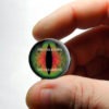 12mm Glass Eyes - Set of Green Red Dragon Glass Taxidermy Eyeball Cabochons for Steampunk Jewelry Pendants and Ring Making steampunk buy now online