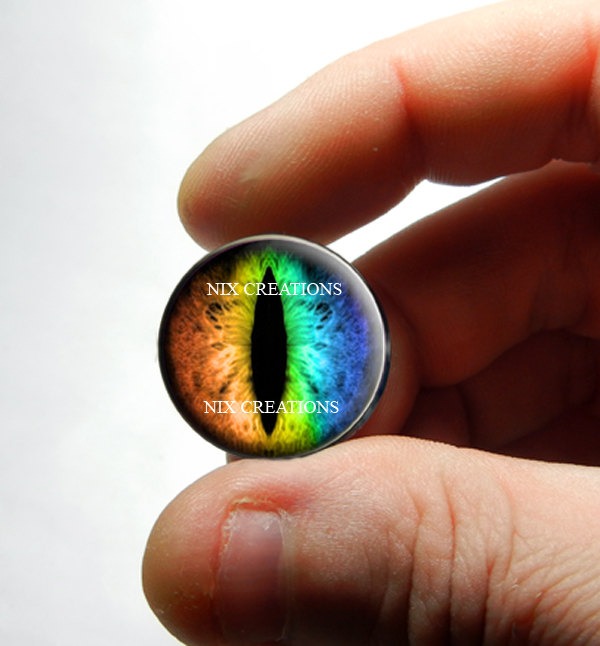 16mm Rainbow Dragon Glass Taxidermy Doll Eyes Cabochons for Steampunk Jewelry and Pendant Making steampunk buy now online