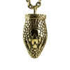 Snake Necklace Jewelry Golden Color Bronze Pendant with Handmade Chain Gothic Boho Jewelry - FPE006YB steampunk buy now online
