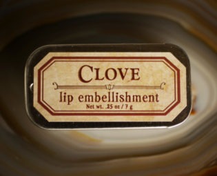 Clove - natural lip balm tin with beeswax, cocoa butter, forest-inspired organic and natural flavor steampunk buy now online