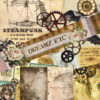 NEW! Digital Kit "STEAMPUNK CHRONICLES Part 2" - Great for Scrapbooking, Journals, Card Making and Mixed Media Projects steampunk buy now online