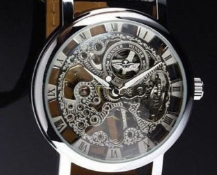 steampunk Watch Mes gear watch skeleton Watch Mechanical Watch Mens Watch Womens Watch Man Watches Women Watches steampunk buy now online