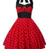 Lady Mayra Ashley Polka Dot Dress Vintage Rockabilly Pin Up 1950s Retro Style Gothic Lolita Steampunk Swing Prom Party Plus Size Clothing steampunk buy now online