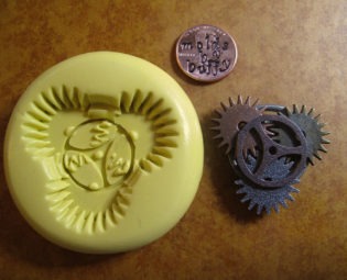 STEAMPUNK gears SILICONE flexible mold, resin mold, food mold, pmc mold, jewelry mold, crayon mold, fondant mold steampunk buy now online