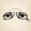 Instant Download Printable - Vintage Eyes Glasses Spectacles - Steampunk Graphics Clip Art - Digital Fabric Transfer Image - iron on clipart steampunk buy now online