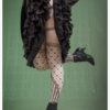 Garter Heart Leggings - Fishnet - Wearable art legging carousel ink steampunk buy now online
