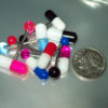 Tongue rings PILL TOPS Acrylic barbell ring 14 gauge unique tongue bars hypoallergenic straight bar piercing industrial nipple body jewelry steampunk buy now online