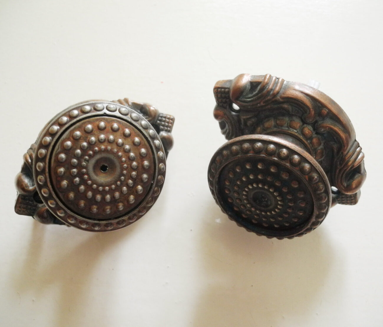 Beautiful vintage door knob in a bronze tone, door handle, USSR 2 steampunk buy now online