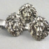 Silver Lion Cufflinks, Lion, Cufflink, Silver LionTie Clip, Tie Bar, Wedding, Lion, Vintage Gothic Inspired steampunk buy now online