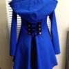 KAT Special listing Tardis Blue corset laced hoodie red riding hood raincoat pixie steampunk fairy festival clothing steampunk buy now online