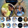 Cinderella - One 4x6 high-resolution, 300dpi, JPEG file with 15 1" Circle images. steampunk buy now online