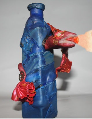 Henrick the Hot Head:Fire Breathing Dragon Vase steampunk buy now online