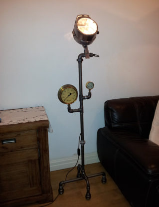 STEAMPUNK. Pipe Art .Loft Lamp. floor lamp steampunk buy now online