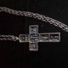Vintage cross large silver tone steampunk/boho / bohemian/punk .large statement cross steampunk buy now online