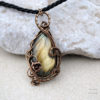 Labradorite wire wrapped pendant - OOAK steampunk buy now online