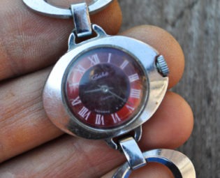 Vintage small wrist watch for parts.Not work. steampunk buy now online