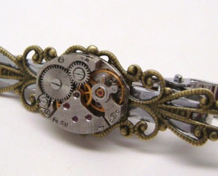 Steampunk tie clip. Steampunk tie clip. Steampunk tie bar. steampunk buy now online